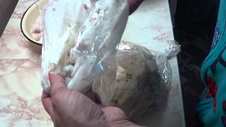 Курица с картошкой в рукаве и духовке