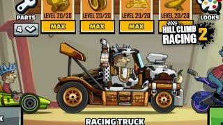 Hill Climb Racing 2 - Racing Truck Fully Upgraded | Rafa!HCR2