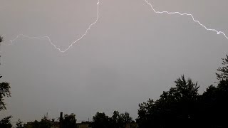 Гроза и ливень 30.06.2017 г. Скоропусковский