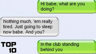 Top 10 People CAUGHT Cheating Through Text Message