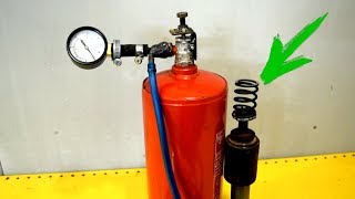 Крутая доработка АВТО с помощью старого огнетушителя и амортизатора!!