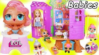 LOL Surprise Dolls + Lil Sisters Visit Chelsea TreeHouse - Barbie