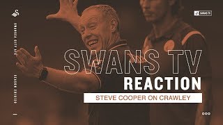 Reaction | Steve Cooper on Crawley win
