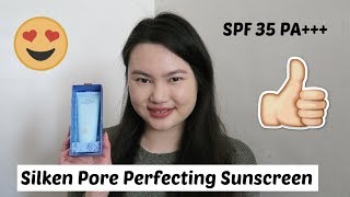 Tatcha Silken Pore Perfecting Sunscreen SPF 35 PA+++ Review | Tracey Studio
