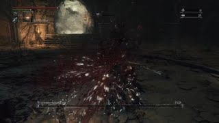 Bloodborne. Чудовище кровоглот в подземелье чаши больного Лорана