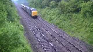 0Z41 55002, D6700, 47292 & 41001 Didcot Great Western Soc. to Hotchley Hill (East Lake)