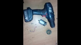 ремонт шуруповёрта Bosch. замена щёток шуруповёрта Bosch