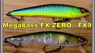 Megabass FX-ZERO и FX9 | Fishing Lures Review | Обзор воблера