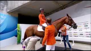 Gerco Schroder,  finale par équipe et qualification individuelle en saut d'obstacles