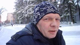 Тюмень:Зимний ,снежный денек Республика,Сквер Немцова!
