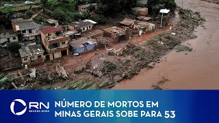 MG: Número de mortos pela chuva sobe para 53