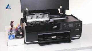 Установка СНПЧ на принтер EPSON R3000