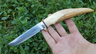 НОЖ Рукоять из рога Лося