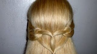 Быстрые причёски на каждый день. Причёска своими руками для средних , длинных волос