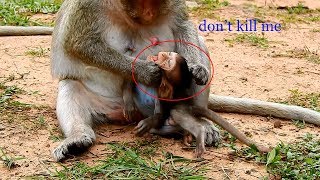 So poor baby LIZZA! Mom Lizzy unhappy grabbing & disciplining cruelly COS baby Lizza overactive.
