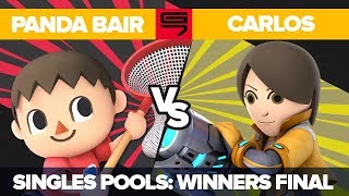 Panda Bair vs Carlos - Ultimate Singles: Pools R1 Winners Final - Genesis 7 | Villager vs Mii Gunner