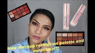 Testing New Makeup Revolution Concealer and Palettes