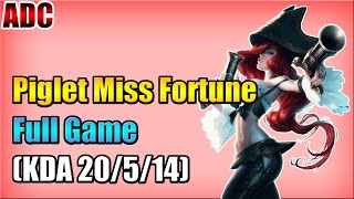 Liquid Piglet - Miss Fortune vs Sivir - ADC - Full Game (Dec 17, 2015)