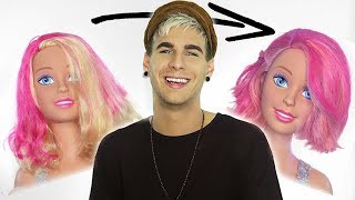 HAIRDRESSER GIVES BARBIE AN EXTREME MAKEOVER | bradmondo