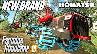 NEW BRAND REVEALED! KOMATSU JOINS FARMING SIMULATOR 19
