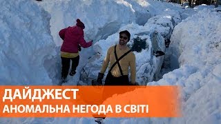 Непогода в мире. Аномальный снег в Канаде | Шторм в Испании | Песчаная буря в Австралии