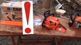 РАЗУМНЫЙ ОБЗОР БЕНЗОПИЛЫ "ECHO 353 ES",STIHL 180, HUSQVARNA 141