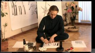 Обучение китайской живописи бамбука.Часть 2 "Толстые и тонкие линии"