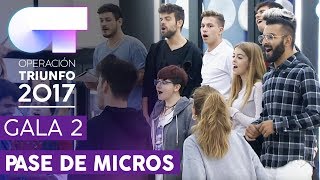 "TE QUIERO" - Grupal - Primer pase de micros Gala 2 |  OT 2017