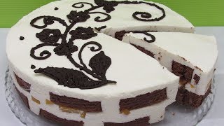 НЕВЕРОЯТНО ВКУСНЫЙ ТОРТ без выпечки и без печенья ?‍? Простой торт ИЗ РУЛЕТОВ