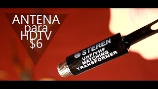 Como hacer antena casera para HDTV por solo 6 pesos