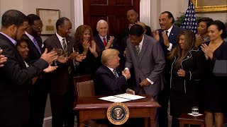 President Donald Trump signs proclamation honoring Dr. Martin Luther King, Jr. | ABC News