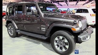 2018 Jeep Wrangler Sahara - Exterior and Interior Walkaround - Debut at 2017 LA Auto Show
