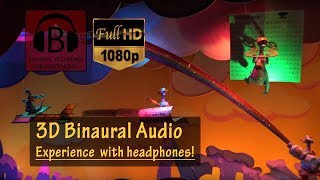 [HD, 3D Audio] Journey Into Imagination With Figment, Full Ride POV - Epcot, Walt Disney World