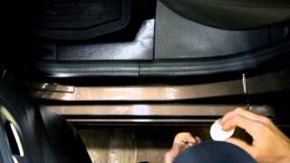 Наклейки на пороги для Citroen C-Elysee