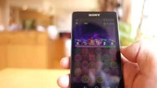 ウォークマンF880シリーズで片手でパズドラをしてみた操作感。