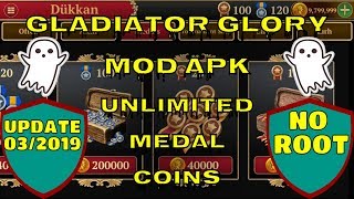 Gladiator Glory | MOD APK V2.0.1 | UNLIMITED MEDALS & GOLD |GAMEPLAY | 2019