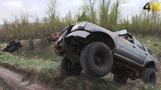 Покатушки по бездорожью вдоль реки Волга. Буданова гора, родник, водопадик.