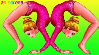 Гимнастка – Набери 10 баллов! ИГРА для Детей Чемпионат по Спортивной гимнастике