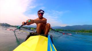 COXED SINGLE- Leander club, May Banyoles