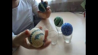 Пасхальные яйца из бисера(своими руками) часть 1