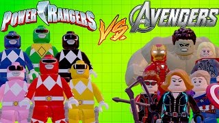 POWER RANGERS VS VINGADORES - LEGO Avengers (Vingadores) Briga de Herois #130