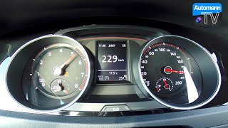 2017 Golf GTI Clubsport (290hp) - 0-200 km/h acceleration (60FPS)