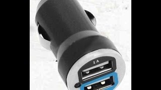 USB адаптер для зарядки телефона и планшета от автомобильного прикуривателя