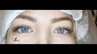 Коричневые ресницы. МОЯ техника! Наращивание ресниц.