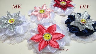 DIY Kanzashi Flowers, Lace Scrunchy