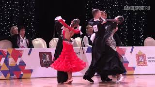 Саушев Сергей - Ачапкина Светлана, English Waltz, Первенство России Юниоры-2 Двоеборье 2019