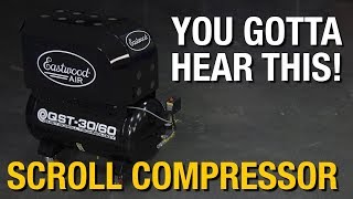 QST Scroll Compressor - Mark Explains Technology & Performance VS Piston Compressor - Eastwood