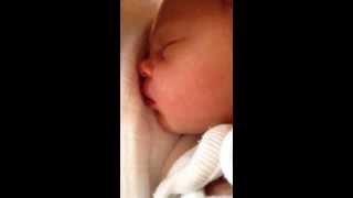 Isn't this just the cutest thing, ever :-)  Hiccups whilst sleeping ....