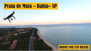 Phantom 4 - Bahia - Voo pela Praia de Muta - Porto Seguro