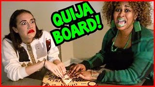 QUIJA BOARD CHALLENGE! // GloZell & Miranda